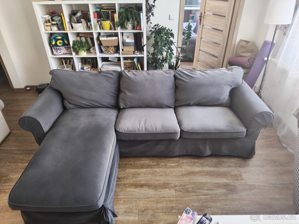 Prodám pohovku Ektorp (3místná s variabilní lenoškou)