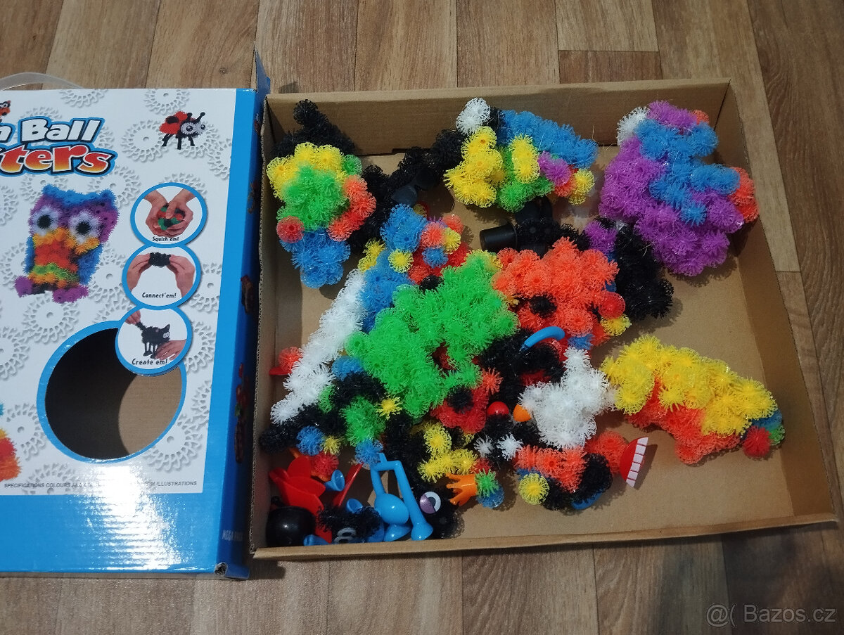 Bunchems Thorn Ball Clusters - dětská stavebnice 1200 dílků