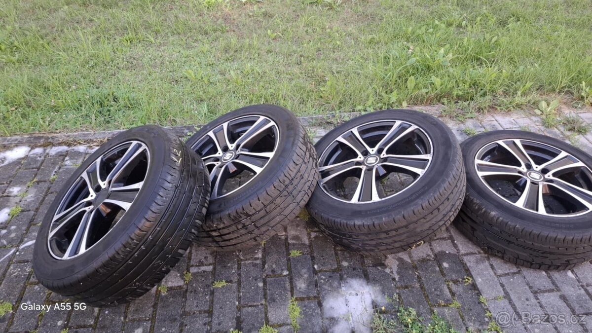 PRODÁM ALU KOLA NA KONCERNOVÉ AUTA ŠKODA - VW 5X112 R17 - ET