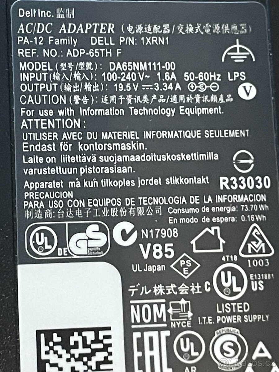 Adaptér DELL DA65NM111-00
