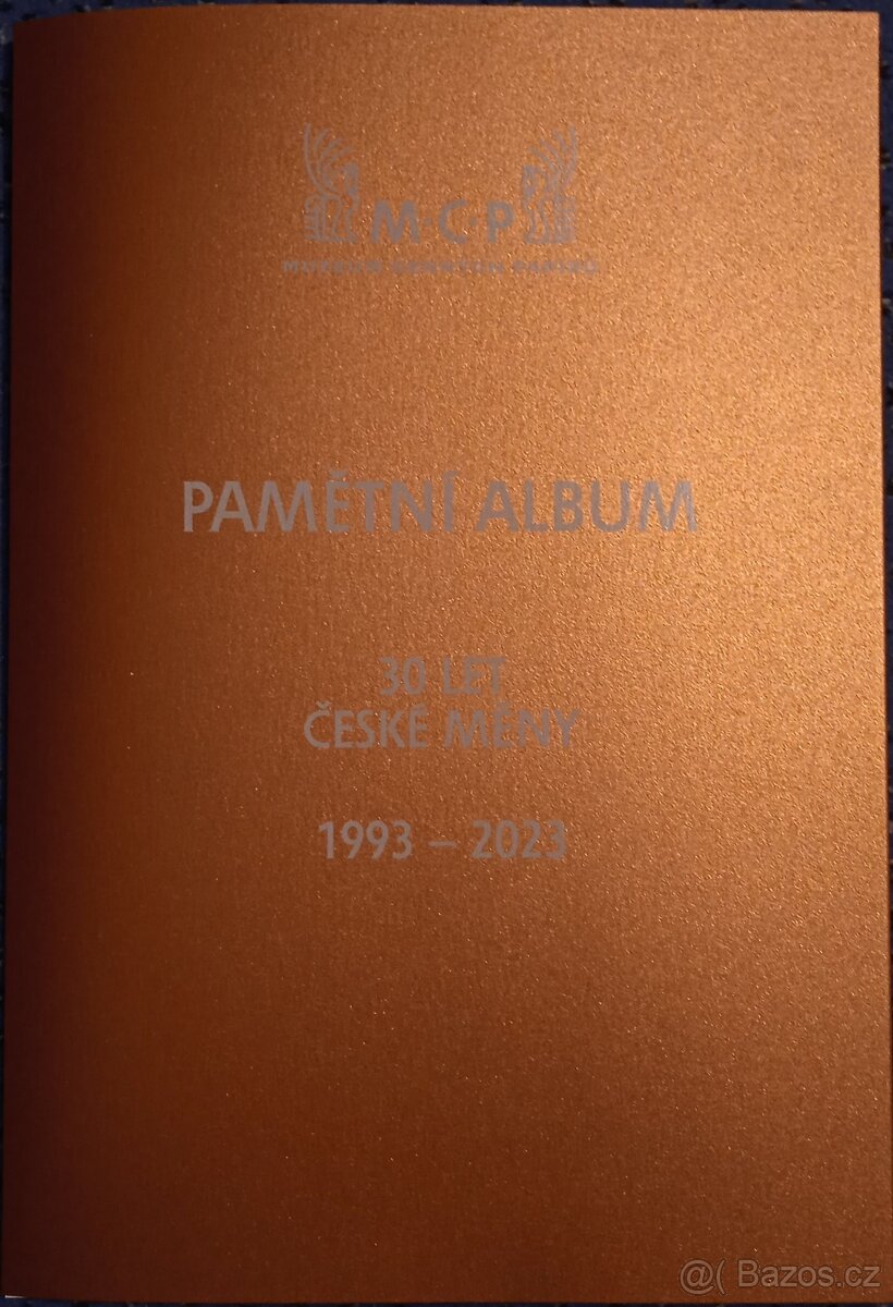 Pamětní album ke 30 letům české měny 1993 - 2023