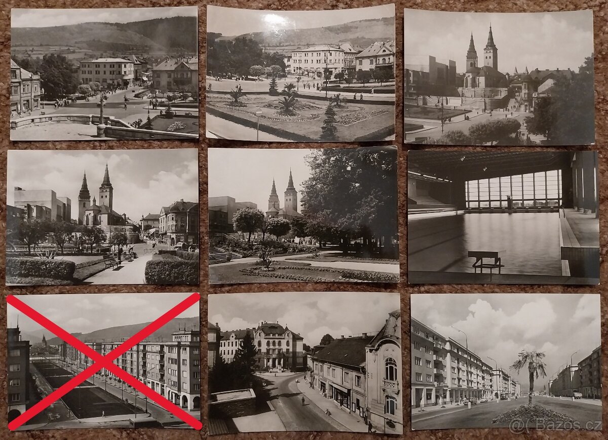 Pohľadnice - ŽILINA (čiernobiele + malý formát)