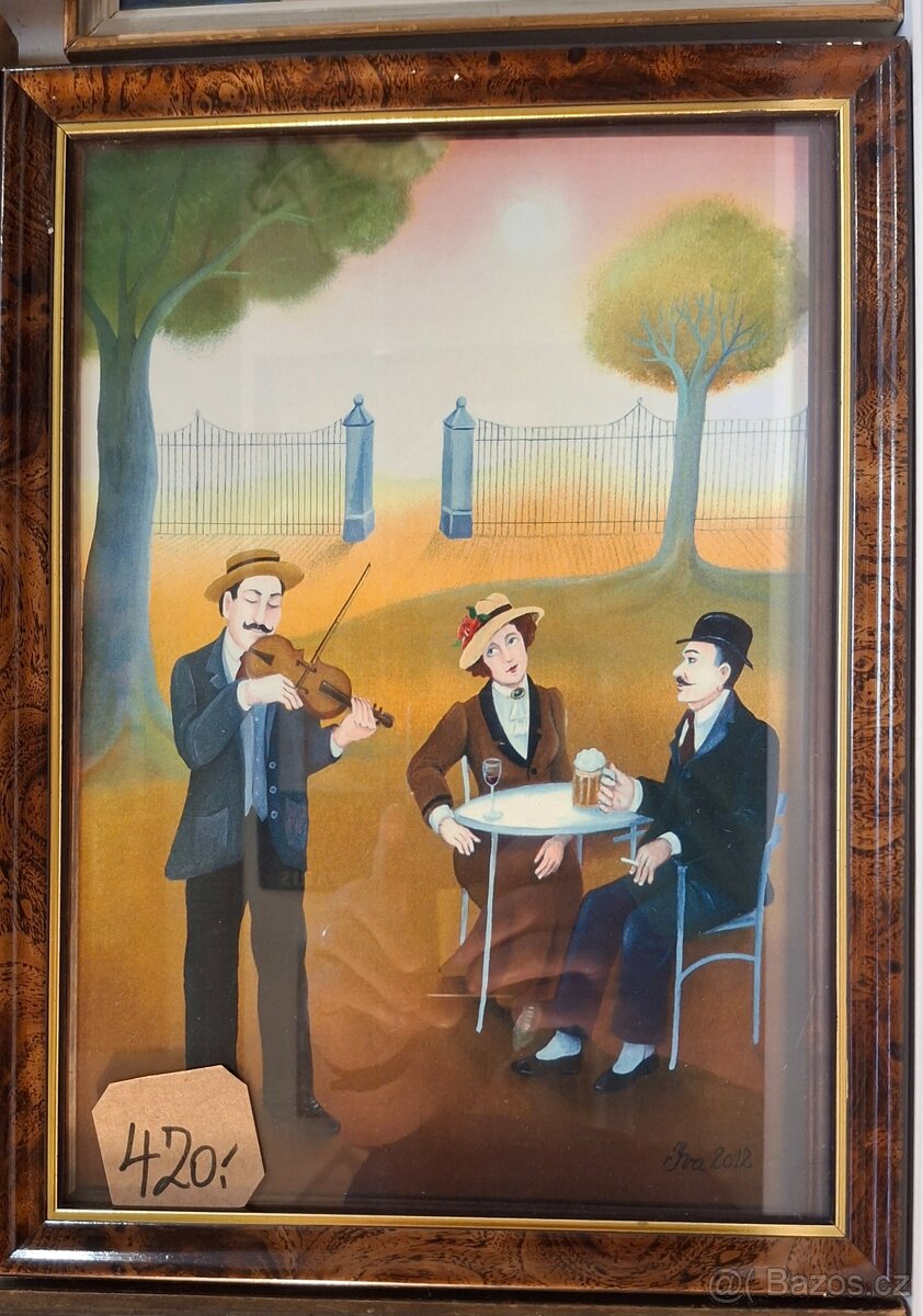 Obrázek Iva Hüttnerová - tisk za sklem