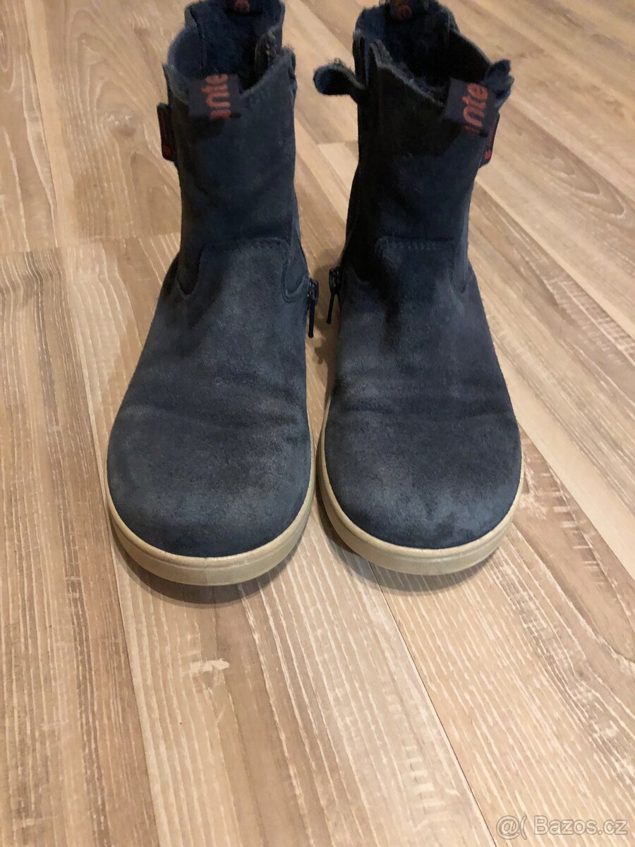 Detske kozene kotnikove boty Elefanten