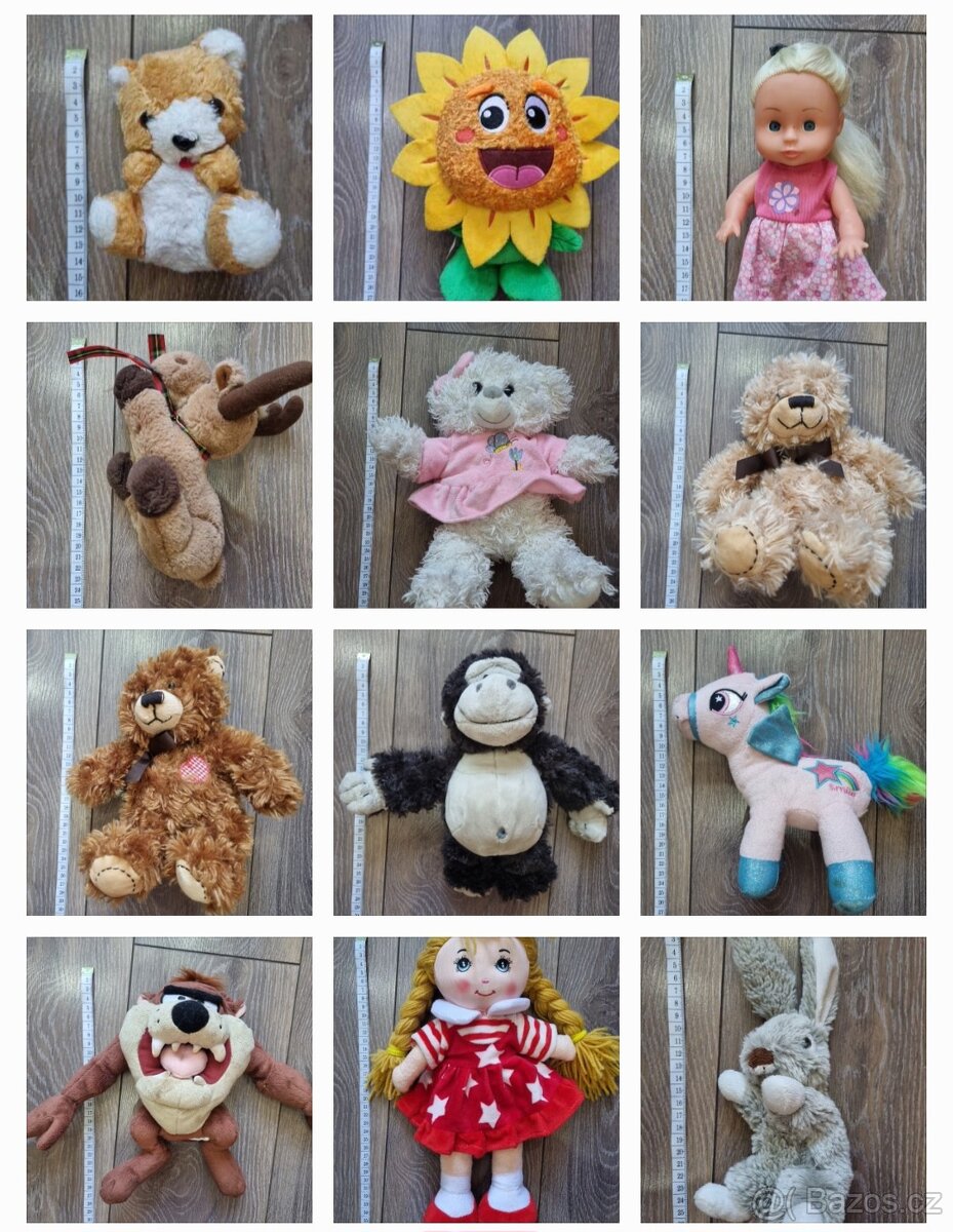 Plyšáci, panenky, plyšový medvídci