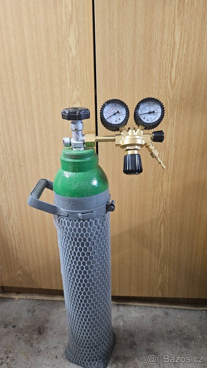 PLNÁ láhev tlaková bomba 6kg CO2 na svařování i Pivo