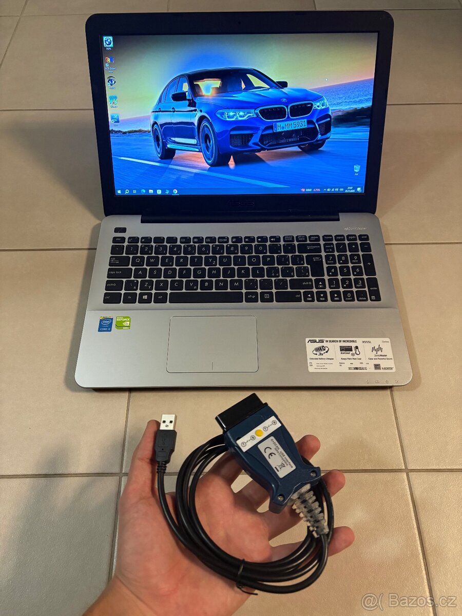 Notebook s INPA ISTA CZ pro BMW