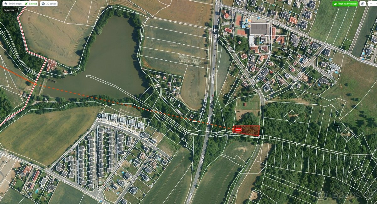 Říčany, Pacov pozemek 1192 m2