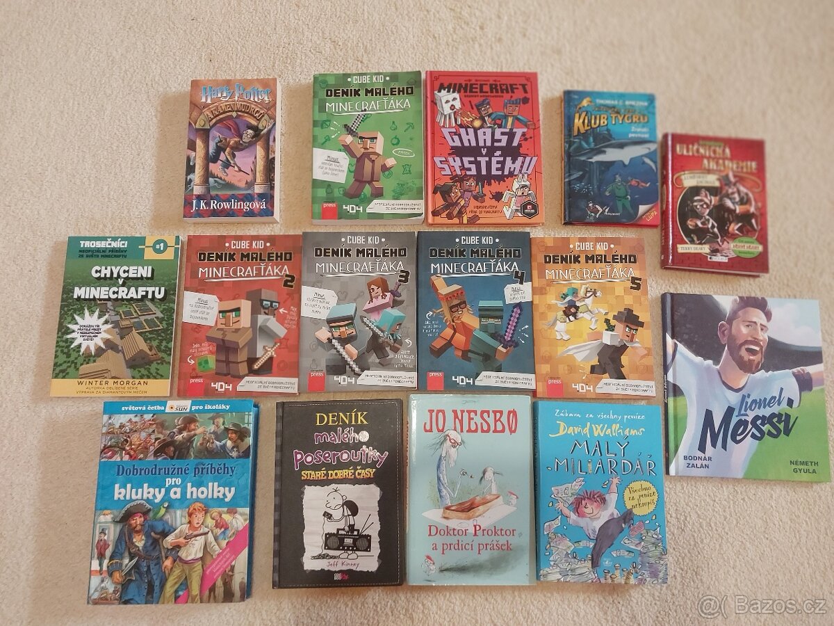 David Walliams, Jo Nesbo, Minecraft a jiné