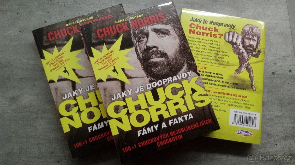 Kniha Jaký je doopravdy Chuck Norris, Fámy a fakta