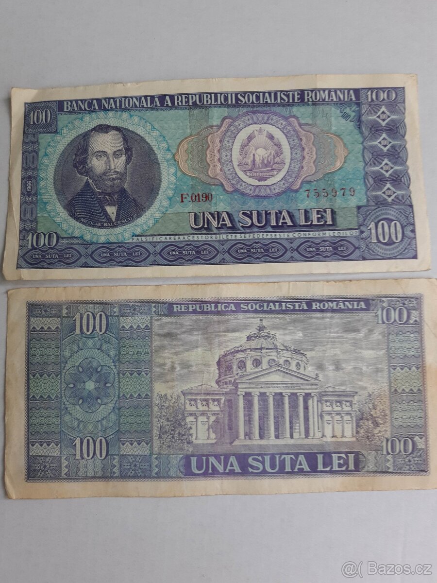 Rumunské bankovky