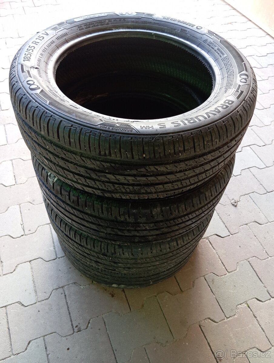 Letní pneu Barum 185/55 r15  80%