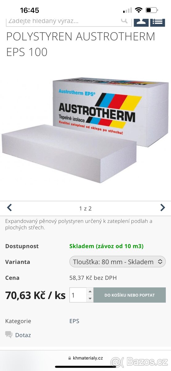 Austrotherm EPS 100 80 mm