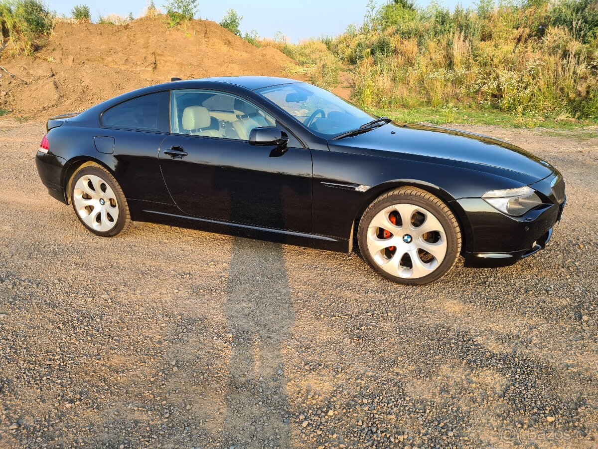 BMW 630i, e63, 190kw, r.v. 2005, 312 tis. km, MANUÁLNÍ převo