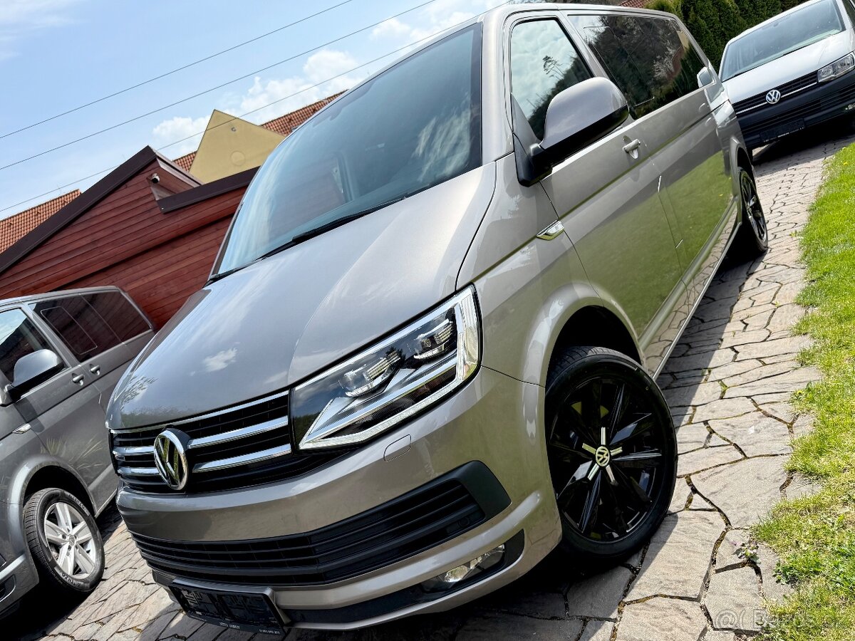 VW Multivan T6 LONG-4x4-147 tis. Km-ČR-1 majitel-Tažné-DPH