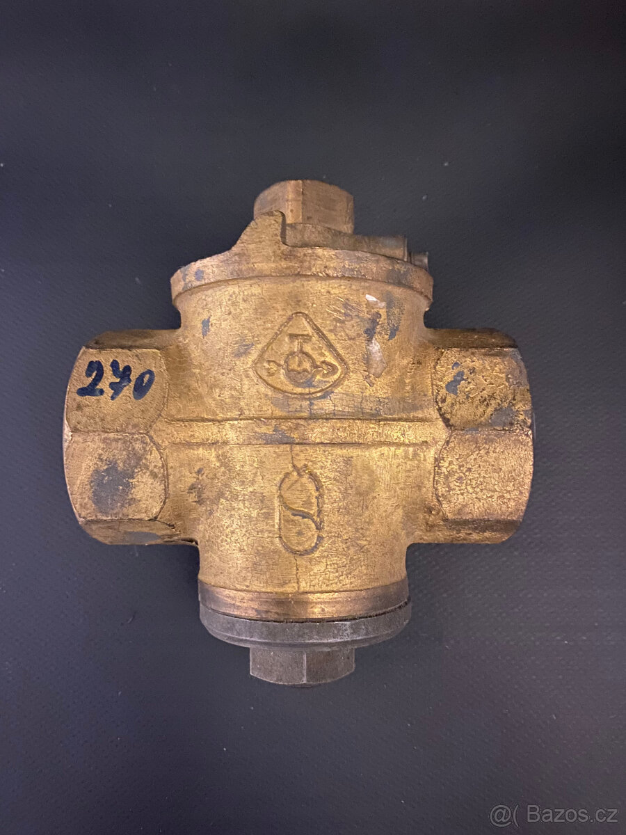 VENTIL KUŽELOVÝ PLYNOVÝ DN40 - 6/4" , mos. -MYJAVA