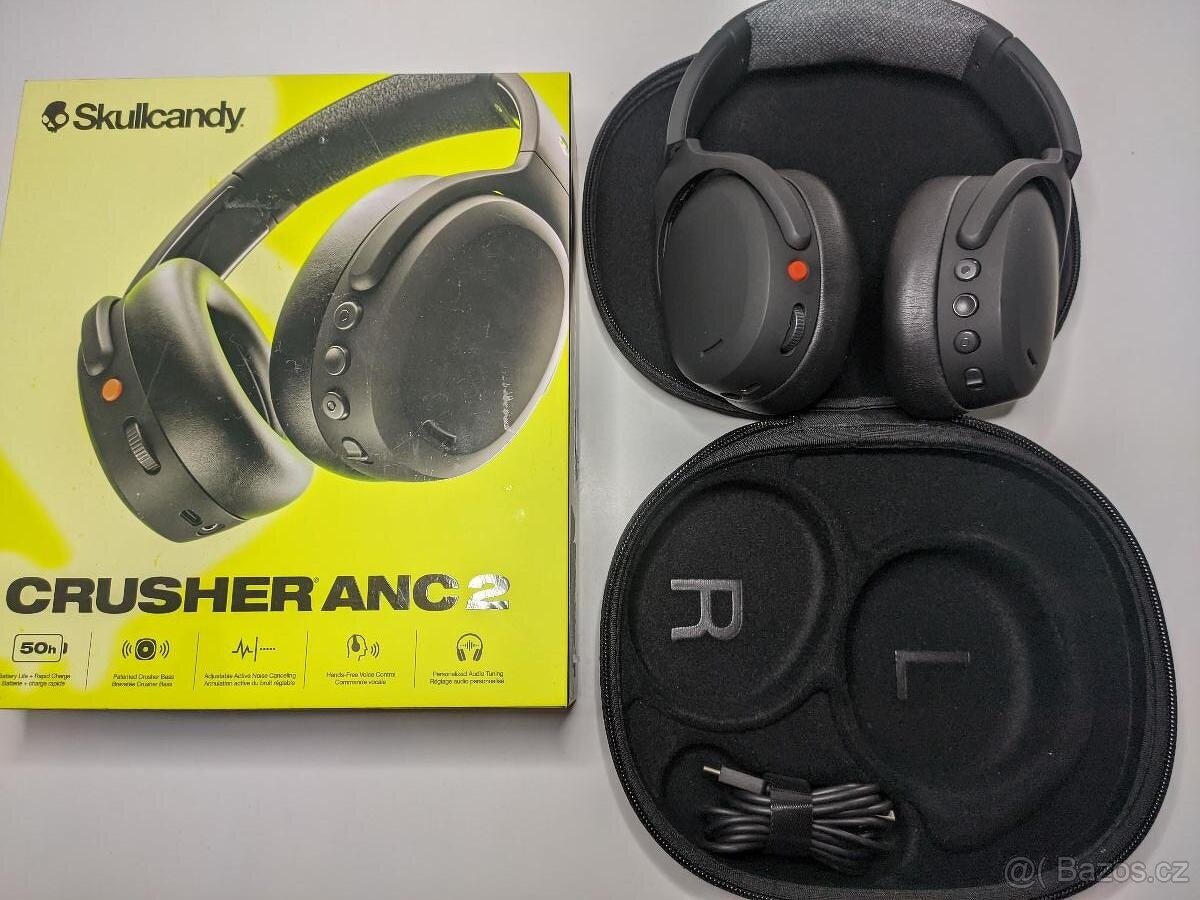 Sluchátka Skullcandy Crusher ANC 2 černá