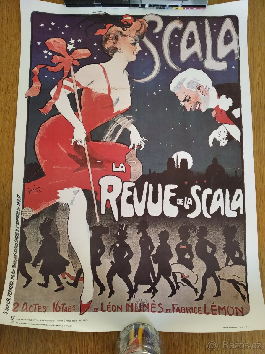La Revue de la Scala Plakát plagát