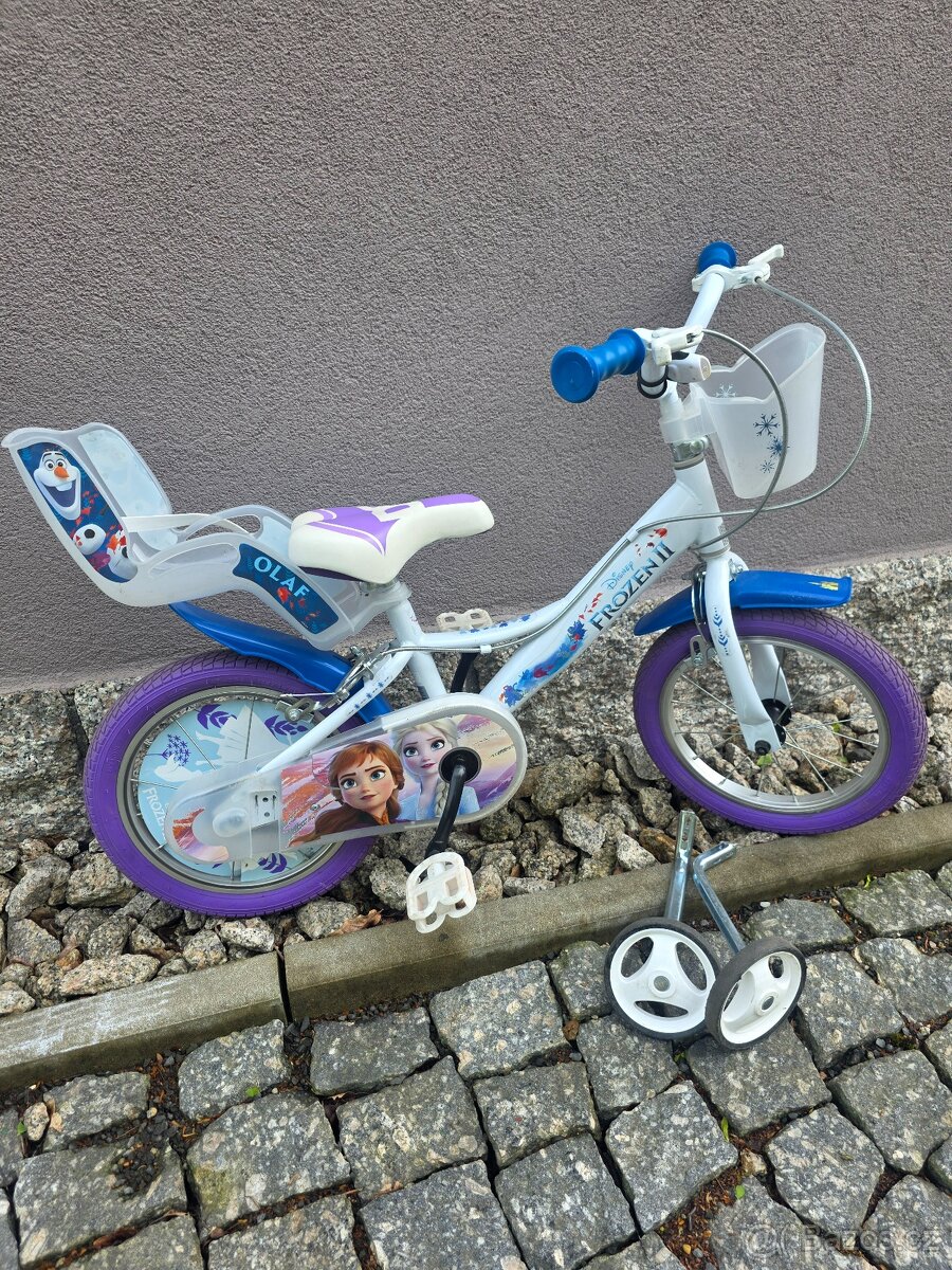 Dívčí kolo Frozen Dino Bikes 144RF3 14