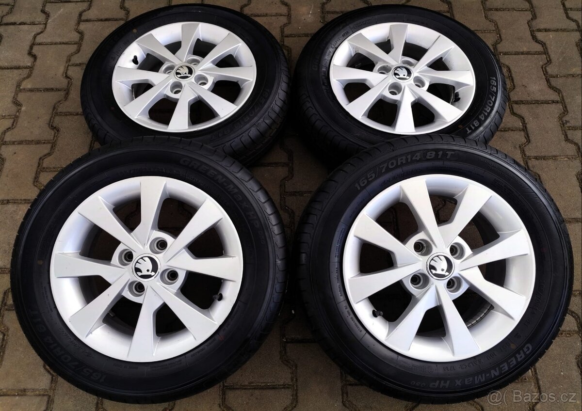 Disky originální Škoda Citigo 4x100 R14 Apus