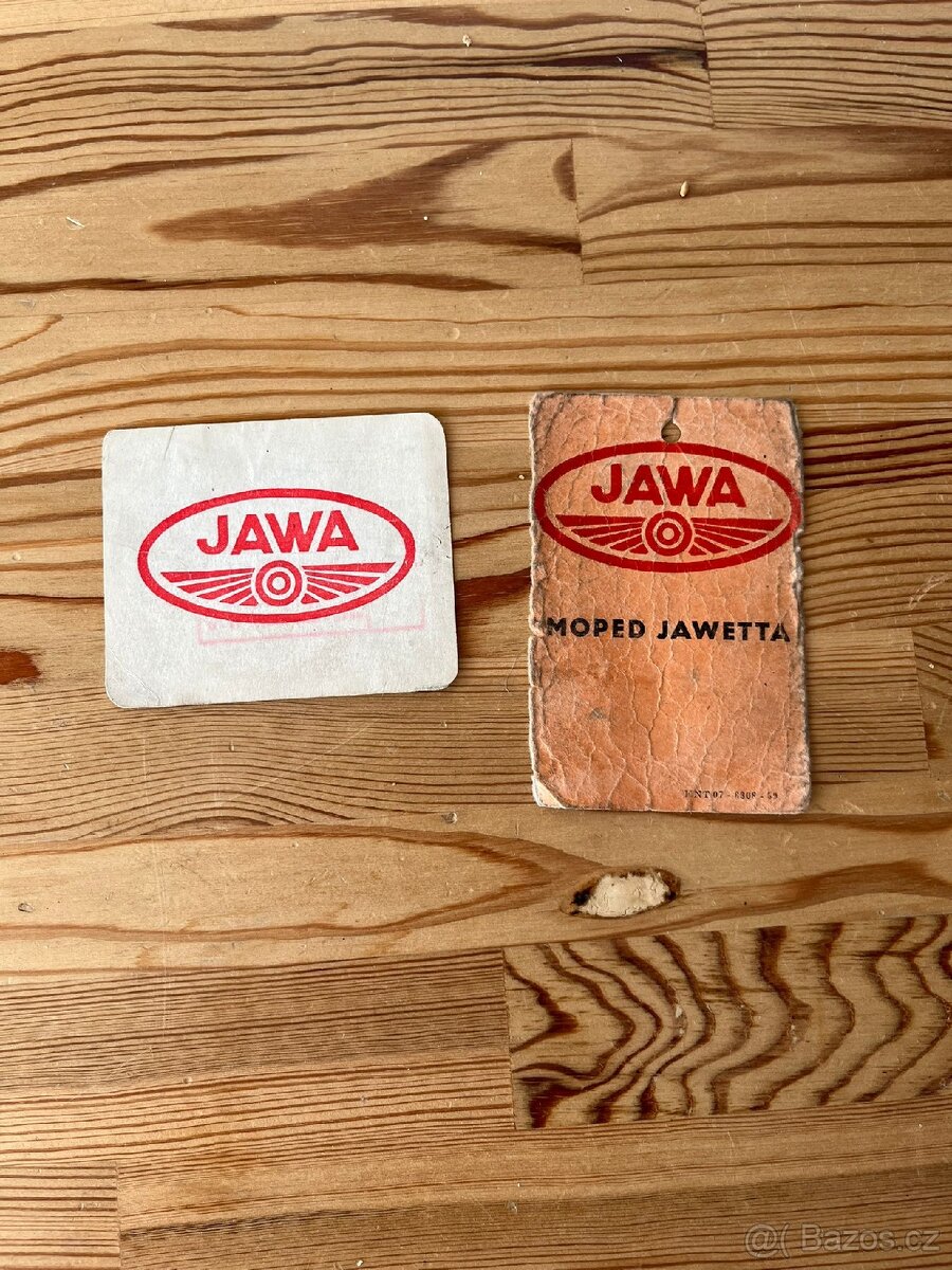 Kartičky Jawa jaweta typ 551