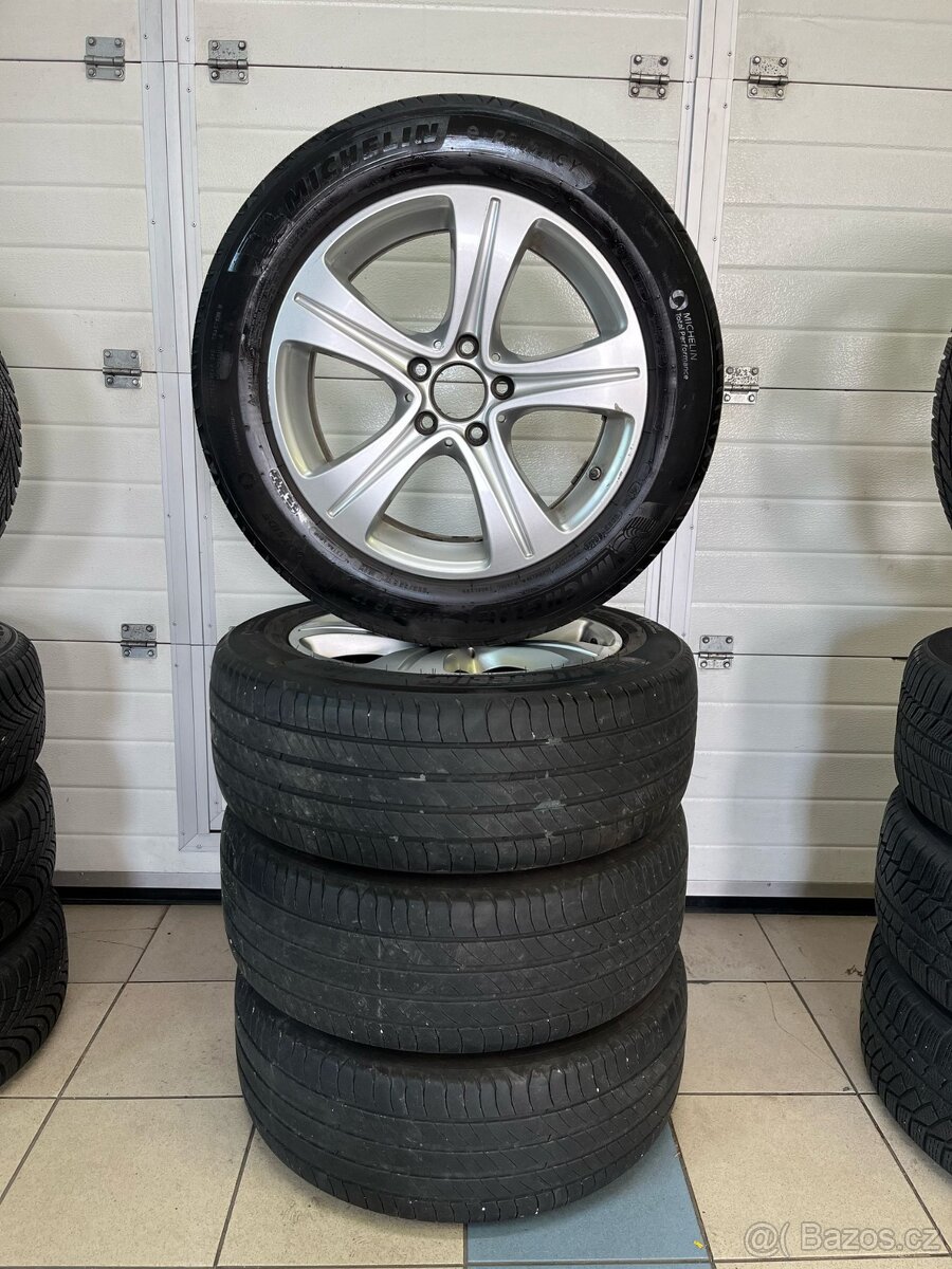 Alu kola 5x112 r17 + letní pneu michelin e-primacy