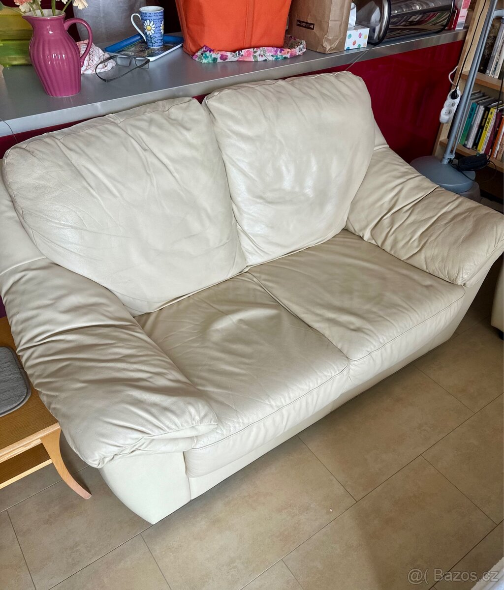 Kožená sedačka