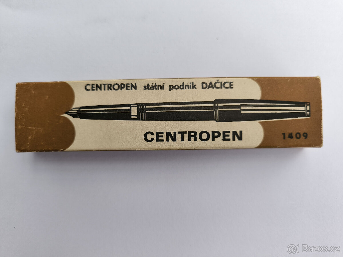 PLNÍCÍ PERO SE ZLACENÝM HROTEM CENTROPEN 1409,