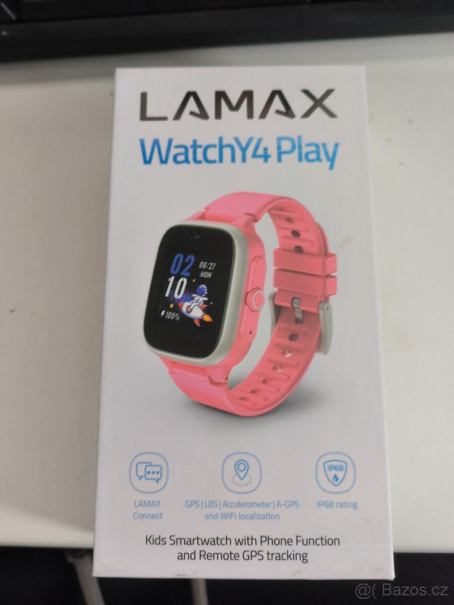 Dětské chytré hodinky Lamax WatchY4 Play, Nové, Záruka Alza