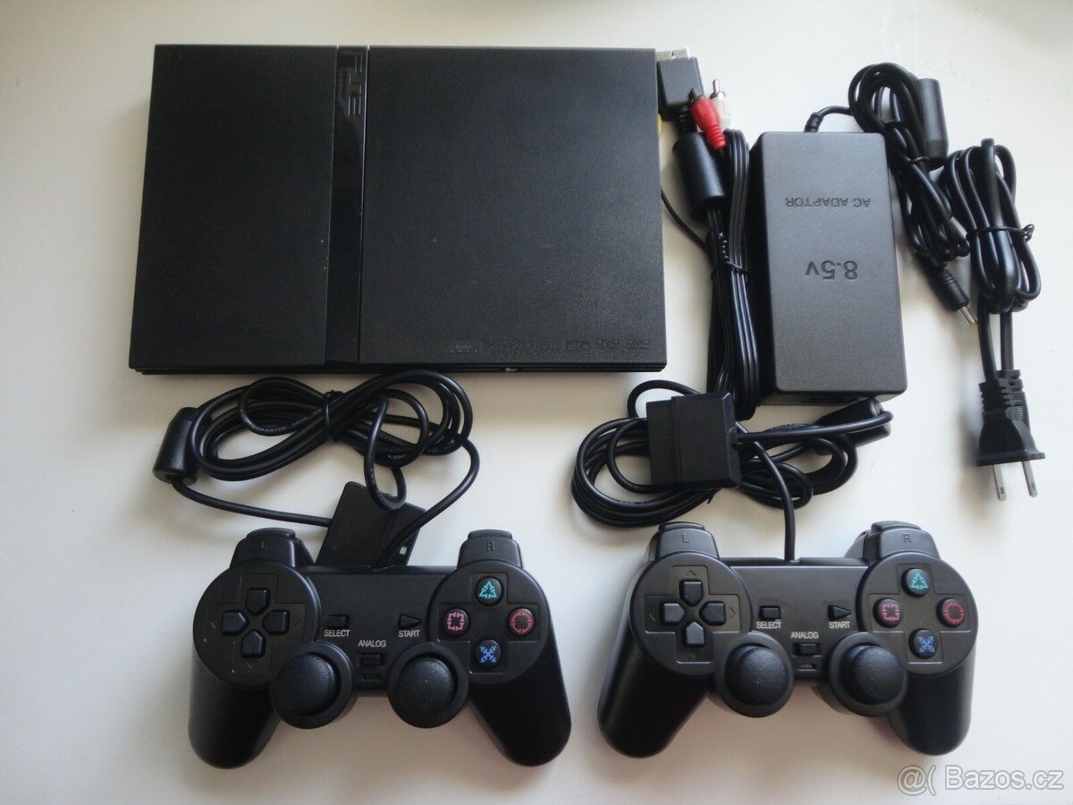 Playstation 2 SLIM + SSD s hrami
