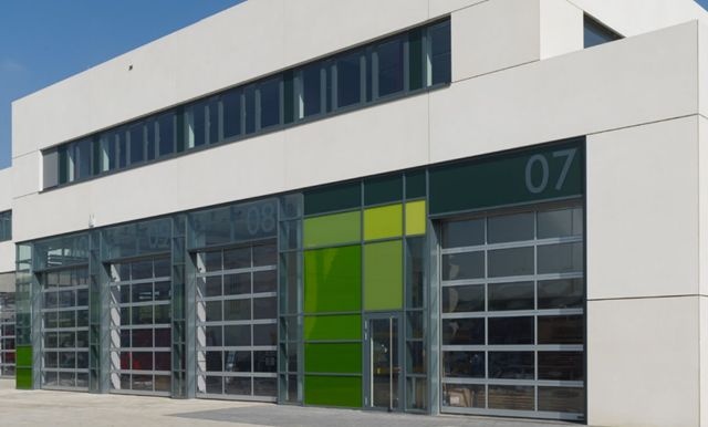 4x Sekční vrata Hörmann 475x500cm