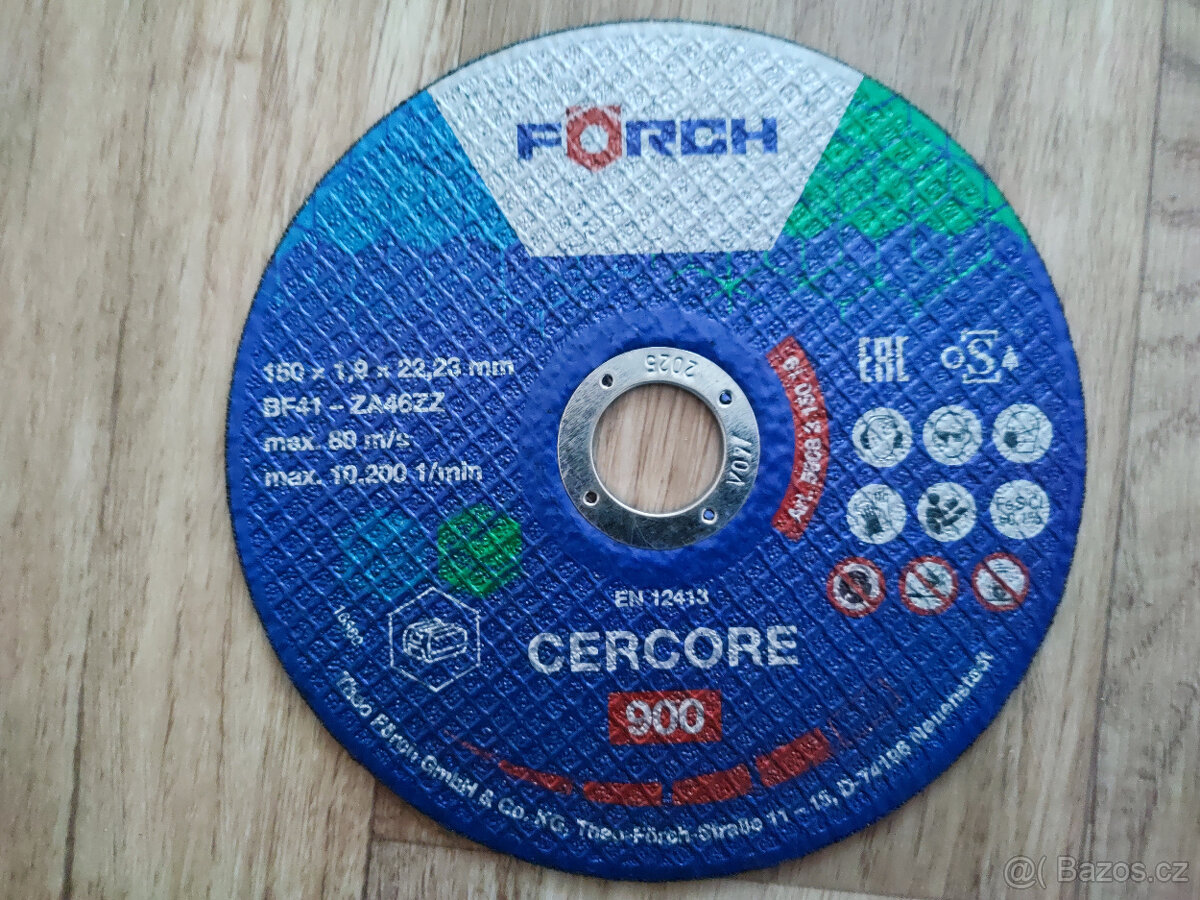 Řezný kotouč Forch 150 x 1,9 ocel/nerez, 20ks