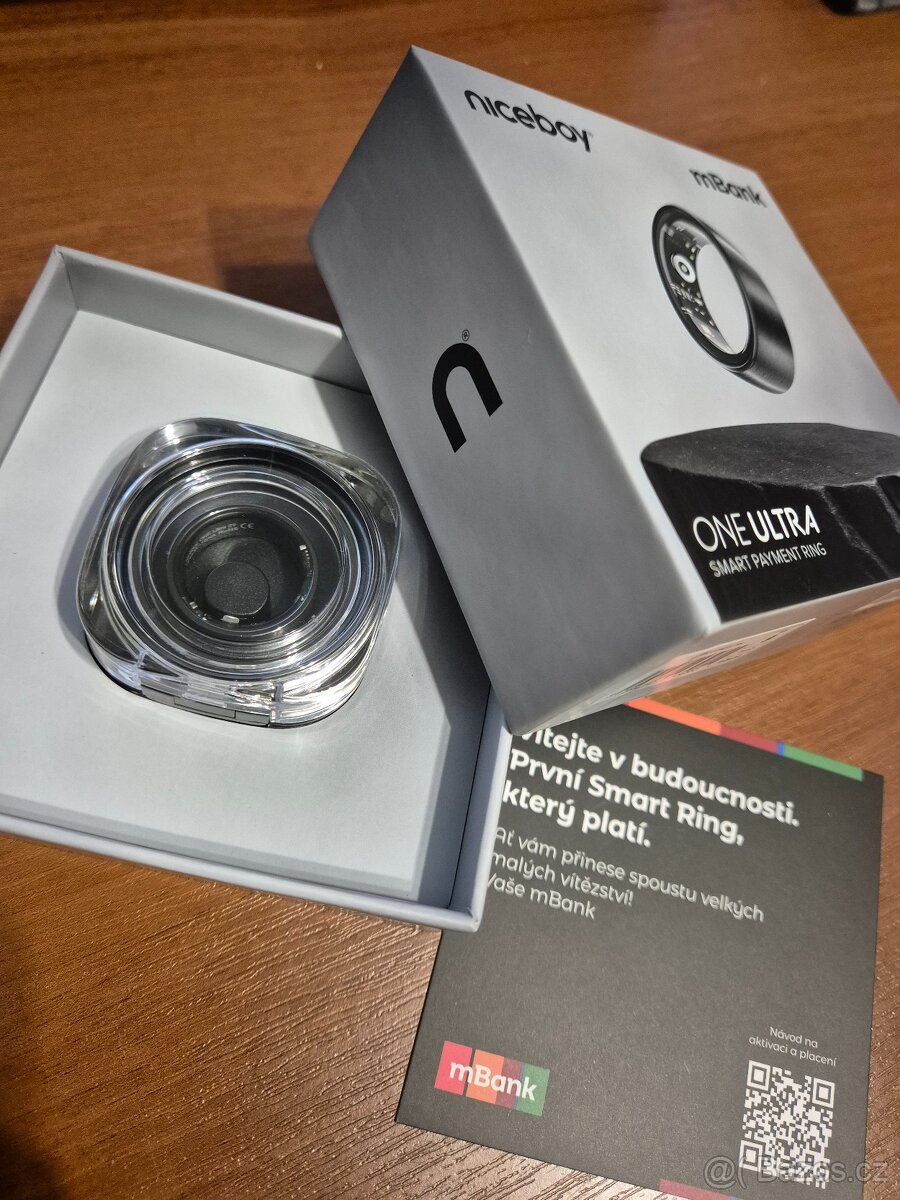 NiceBoy ONE Ultra smart payment ring, chytrý platební prsten