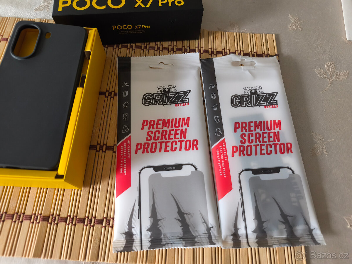Hybridní sklo 9H pro Xiaomi Poco X7 Pro na displej a foťáky
