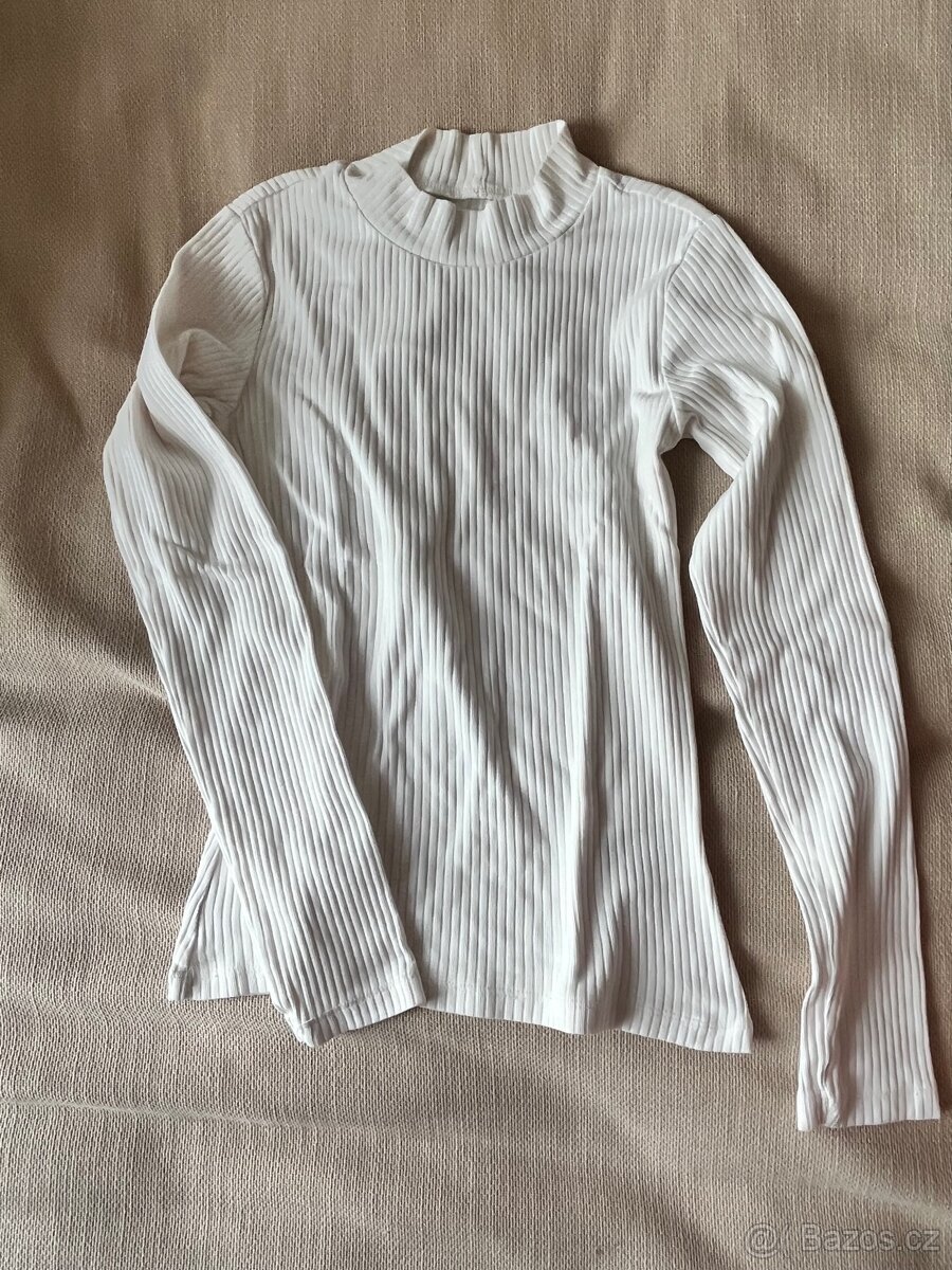 Dívčí žebrované tričko HM.