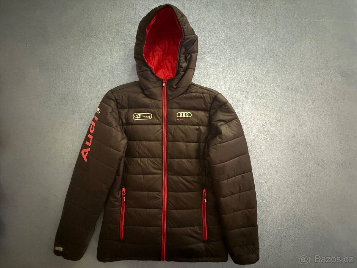 Audi zimní bunda - originál, velikost M
