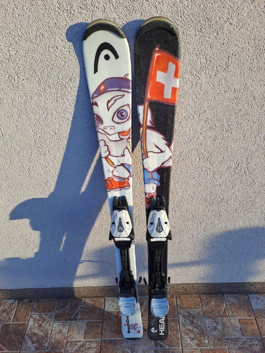 Švýcarské dětské lyže Head Sparta Cuche 117 cm