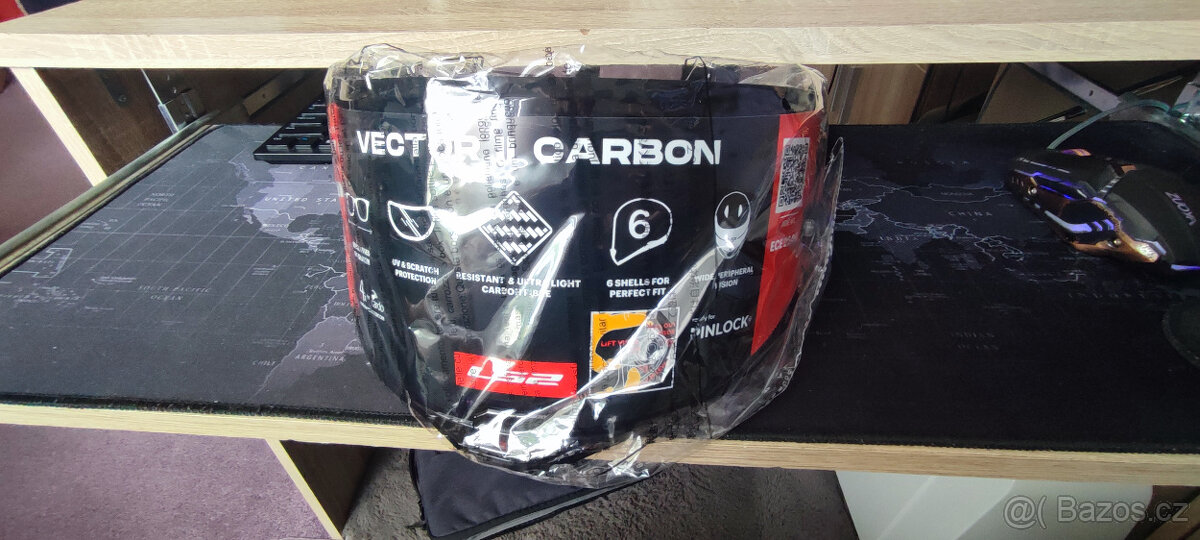 Tmavé plexi (hledí) pro přilbu LS2 FF811 Vector II