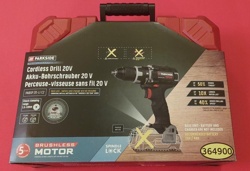 Aku vrtačka Parkside Performance 20V nová