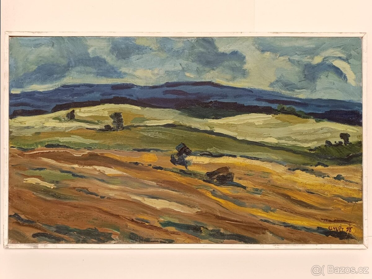 Obraz Jaromír Hynšt, Vysočina, olej plátno 42x72