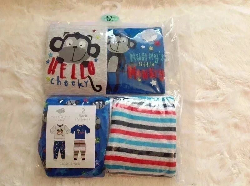 Primark set 2x Pyžamko - chlapecké