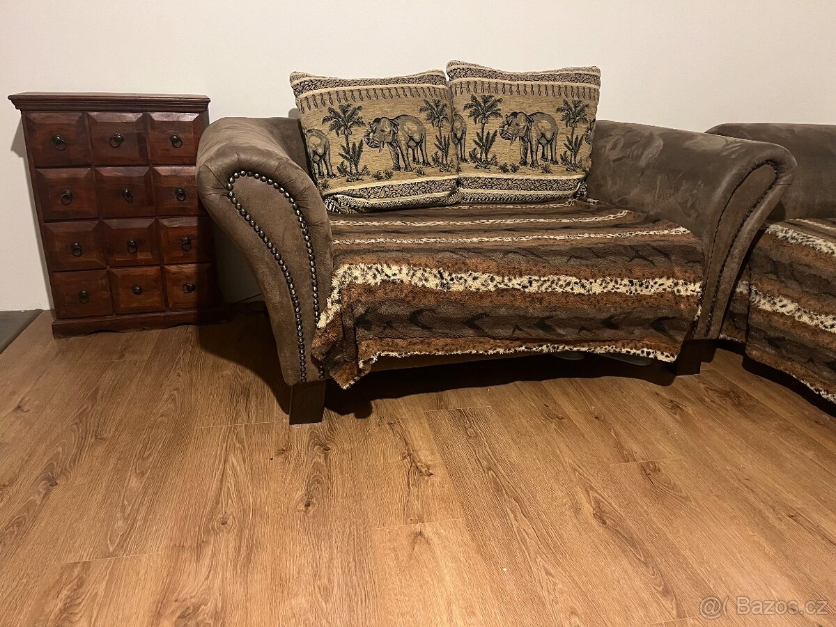 Rustikální sedací souprava