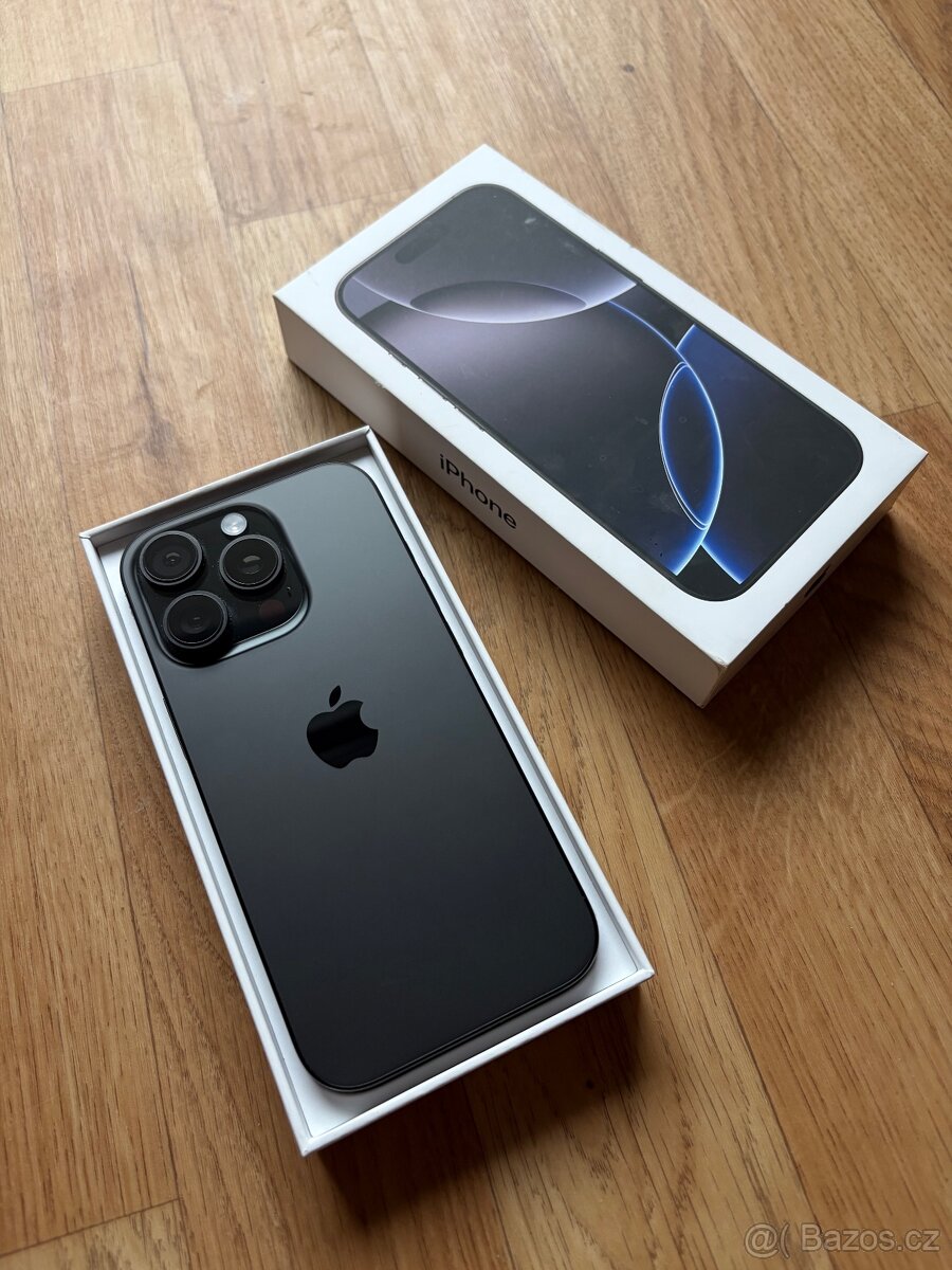 Apple iPhone 16 Pro 256GB černý titan