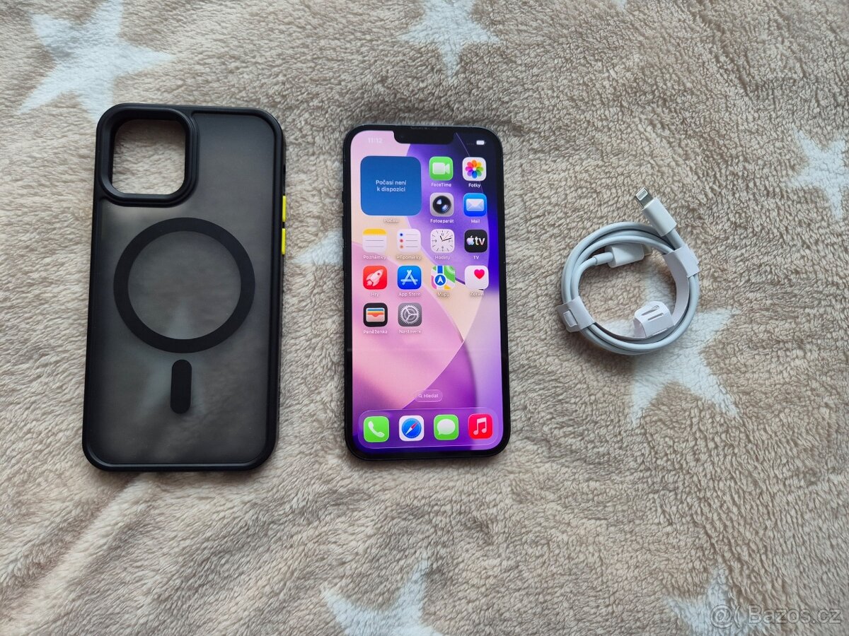 iPhone 13 128gb stav baterie 93%