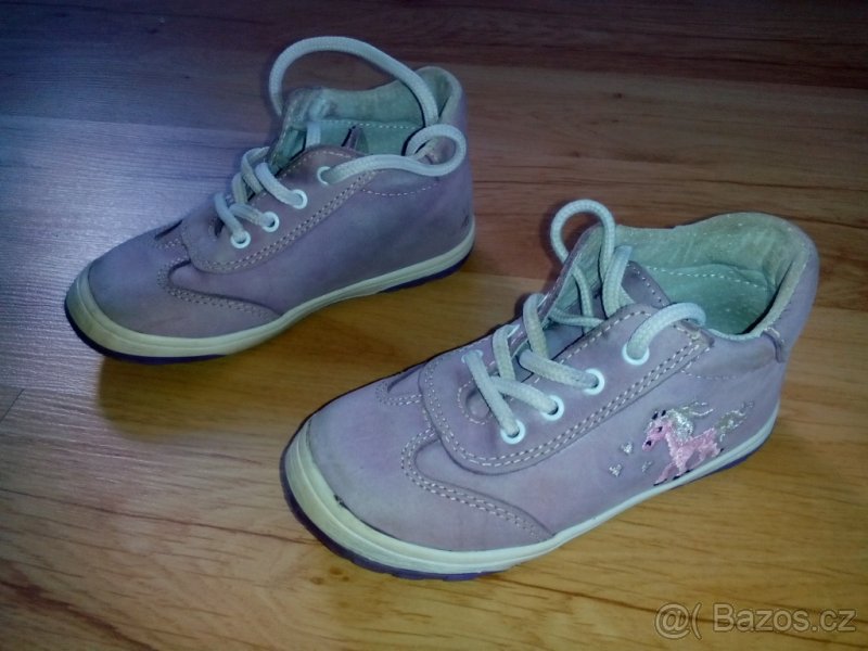 Dívčí kožené boty Jonap vel.24