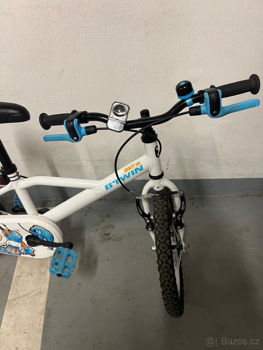 Dětské kolo B’Twin 100 Inuit 14" 3–5 let + kolečka