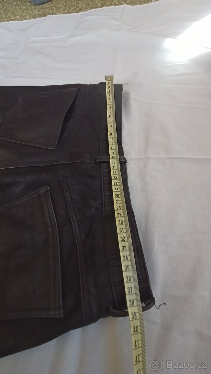 Dámské kožené moto kalhoty