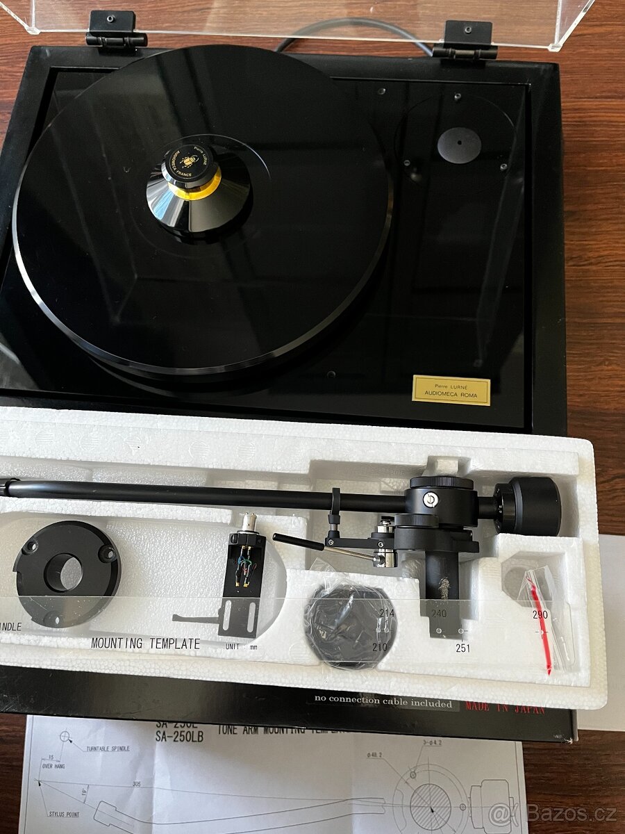 Gramofonove ramenko- Jelco (12''palcu)+Audiomeca- gramec