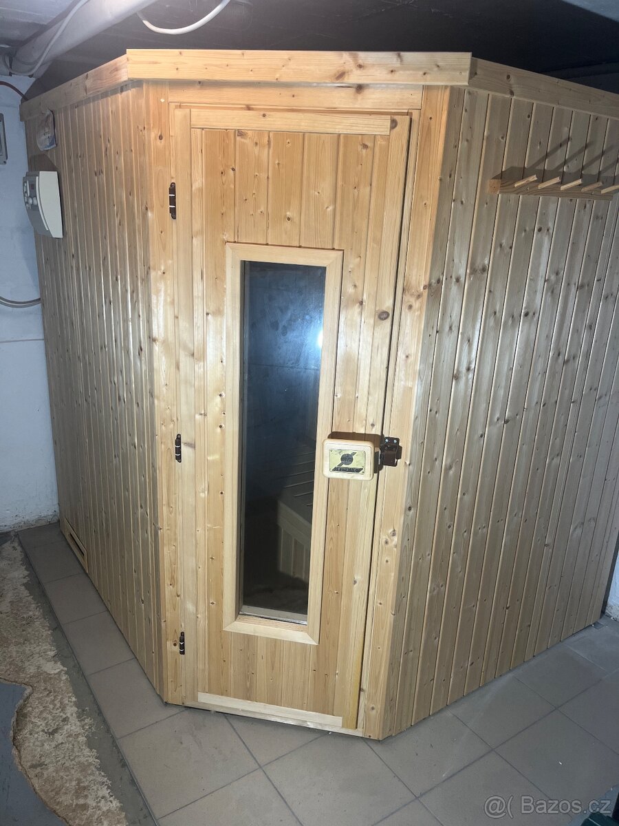 Finská sauna Weka SaunaWelt BioMat kamna 4,5 kw s párou