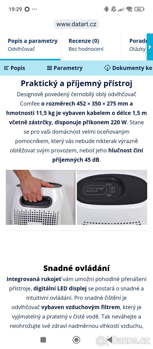 Odvlhčovač